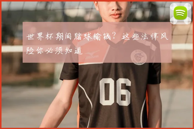 世界杯期间赌球输钱？这些法律风险你必须知道